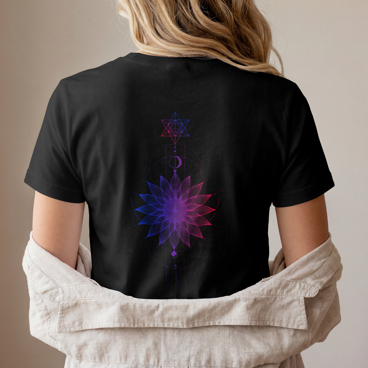 Celestial Blossom - Premium Organic Shirt Women